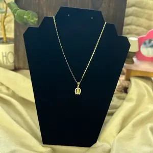 Gold Plated Chain Necklace with Pendant for Women