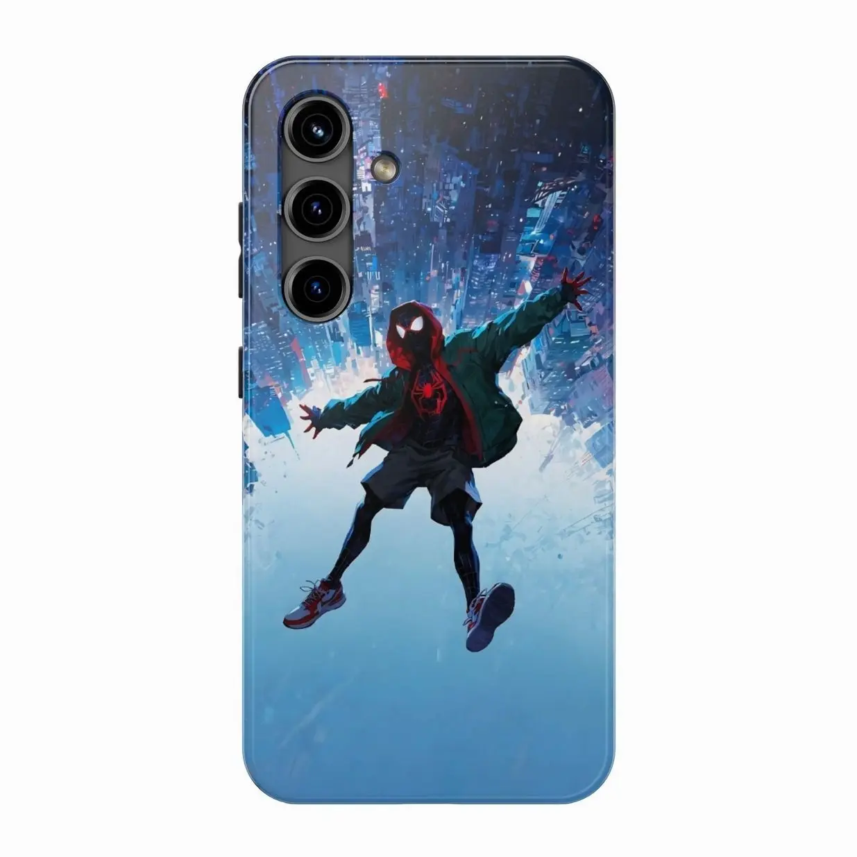 Spid3r M@n Miles Morales Phone Cases Cover Retro Comic Book Spider Web Graphic Cover Phone Case iPhone 17 16 15Pro, 14, 13, 12, 11, 8, XR Mini, Pro Max, Plus Accessories Protection unisex funny T