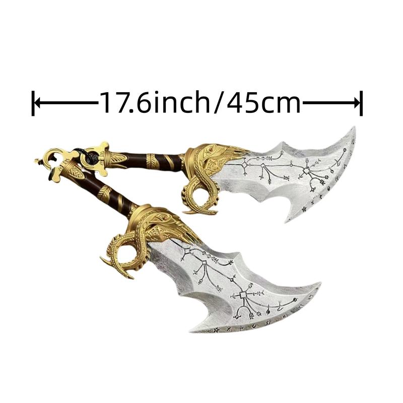 45cm 2pcs PU Katana Safe Unsharpened Sword Anime Costume Cosplay Prop Sabre PU Athena Blade Real Size Japanese Katana Original Samurai Sabre Gift