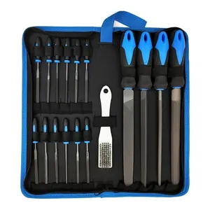 Steel file set for grinding and finishing - manual, durable material