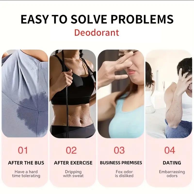 ROZINO Man Mint & Peach Deodorant Cream Long Lasting Protection 72 Hours Travel Friendly Compact Light Fragrance for Summer