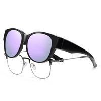 Black Frame Purple Lens