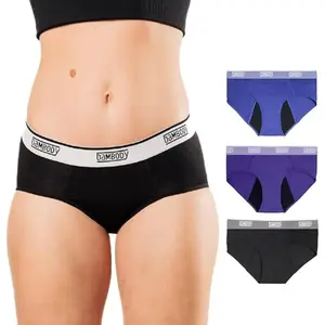 body Absorbent Hipster, Period Underwear for Women and Teens - Maternity, Postpartum - Breathable, Silky Smooth