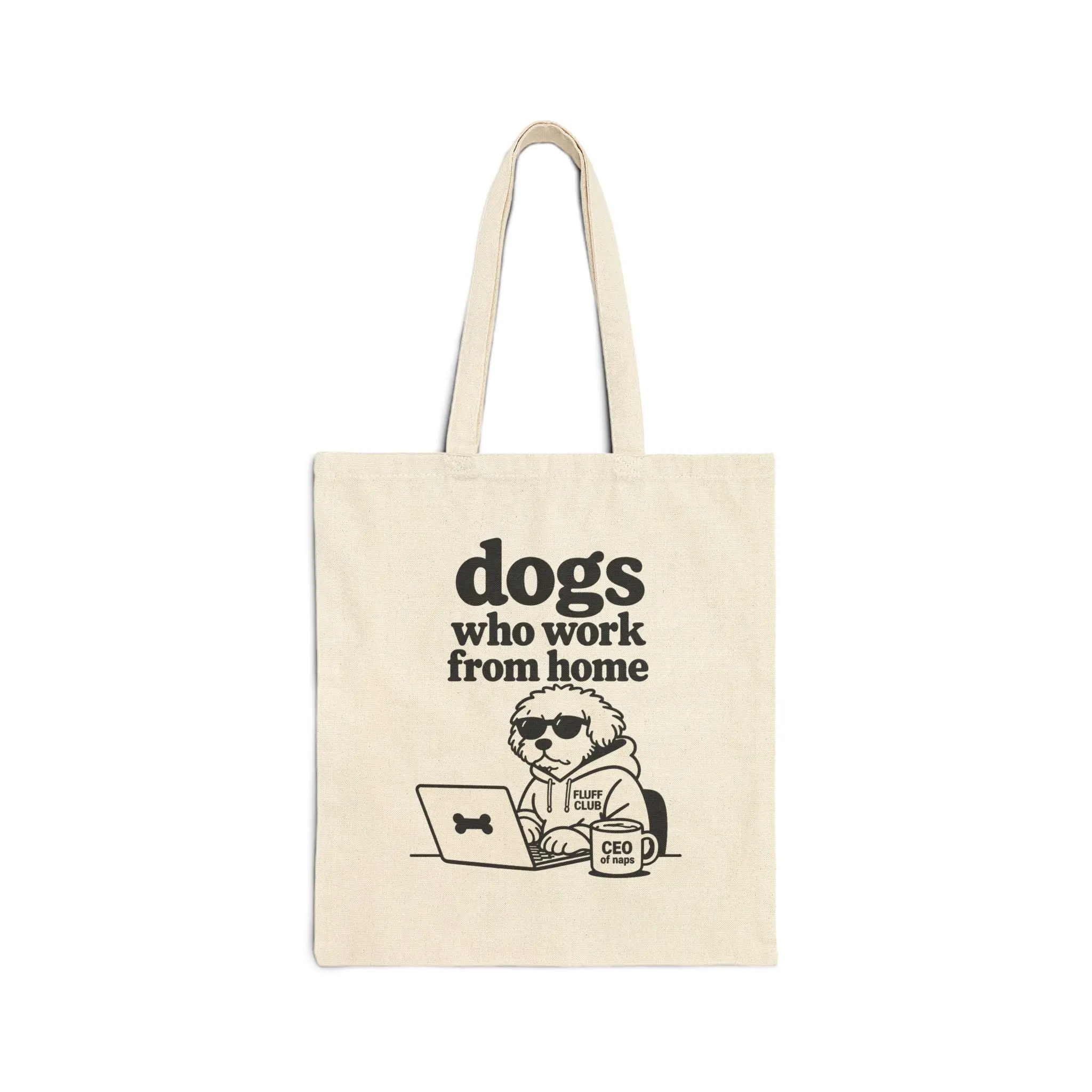 Cute Shaggy Dog Tote Bag — Fluff Club Inc.