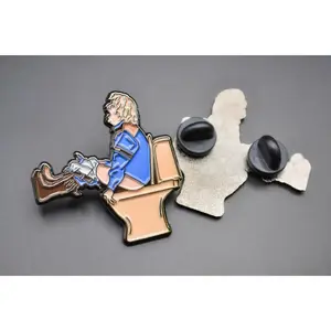 Dumb & Dumber Toilet Scene Enamel Pin