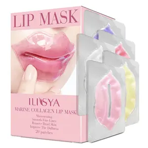 Moisturizing Lip Mask (20pcs), Hydrating Lip Care Patches, Lip Moisturizer Patches, Professional Lip Care Products for Women & Girls, Lip Treatment