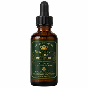 CG's Apothecary Sensitive Skin Relief Oil – Botanical Barrier Support Oil 1oz