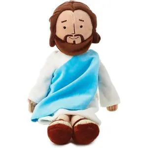 Jesus Plush Guardian Angel Filling Toy Animals Soft Stuffed Doll Gift for Baptisms Religious Celebrations Easter Kawaii Churches Plush Cuddly Doll
