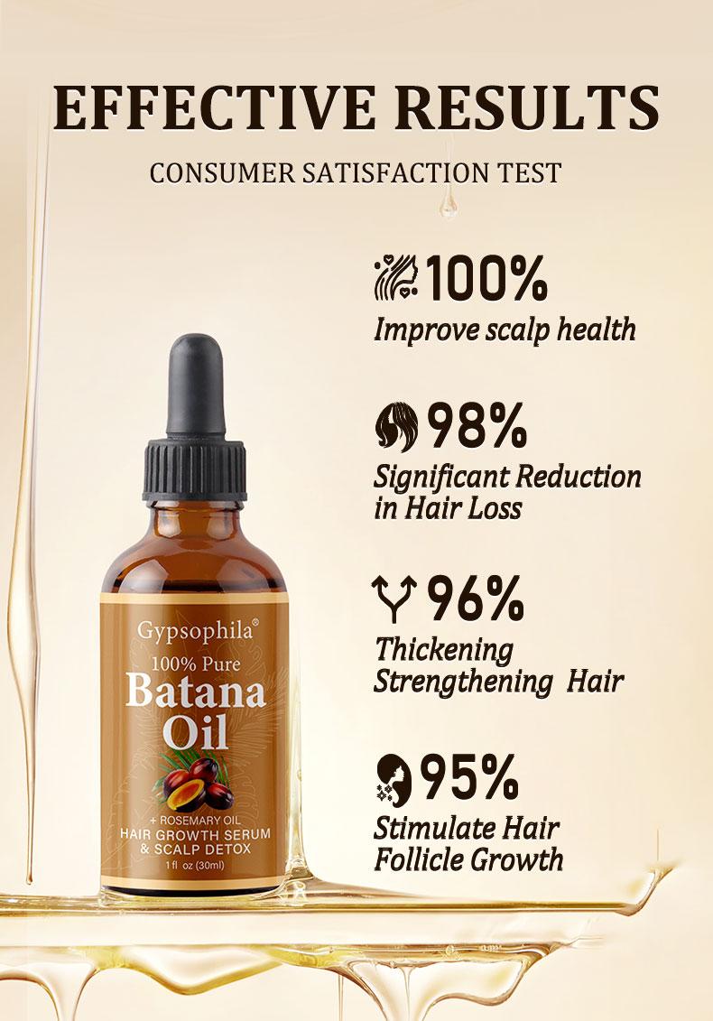 Gypsophila Batana Oil&Rosemary Oil - Hair Growth, Nourish Scalp & Detox for Strong & Healthy Hair - 30 mL Haircare with Organic Batana nourish hair natural oil Gypsophila Batana Oil&Rosemary Oil - Hair Growth, Nourish Scalp & Detox for Strong & Healthy Hair - 30 mL Haircare with Organic Batana nourish hair natural oil