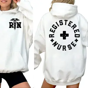Rn Graphic Tshirt, Unisex Regular Fit Crewneck Tee, Healthcare Hoodie, Registered Nurse Shirt, Funny Nursing Tee, 2 Sided Medical Sweatshirt, Nurse Week Gift