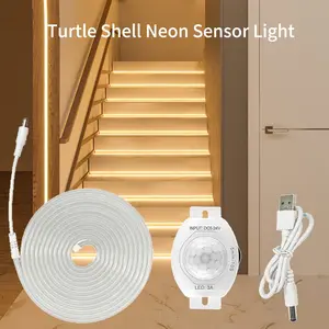 5v USB Powered Pir Motion Sensor Neon LED Strip Light, Ideal for Bedroom, Living Room, Hallway, Closet, Stairs, Under Cabinets, Led Lights Strips