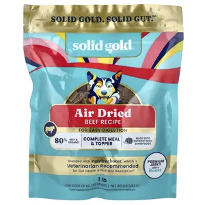 Solid Gold Air Dried Complete Meal & Topper, For Dogs, Beef Recipe, 1 lb (453 g)