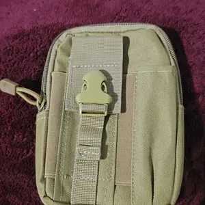 Multi-color available, 1pcs men's outdoor tactical waist pack, multi-functional cell phone bag, wear-resistant waterproof Oxford cloth, adjustable Molle system, outdoor hiking, mountaineering, camping accessory chest bag