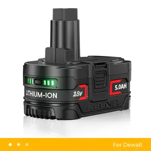 18V 5.0Ah Batteries for DeWalt 18V Battery Compatible with Dewalt Battery Compatible with DE9096 DC9098 DE9098 DE9098 DW9096 DW9095 Cordless Power Tools