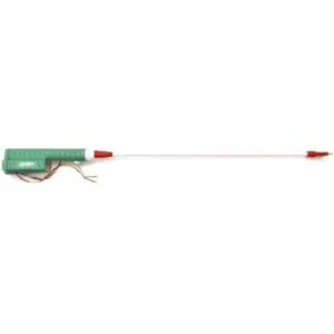 212 MAIN 36 in. Electric Cattle Prod Tool - Green, Portable, Fiberglass-Constructed, Sealed-Motor (for Winter Sports Ice Hockey Use)