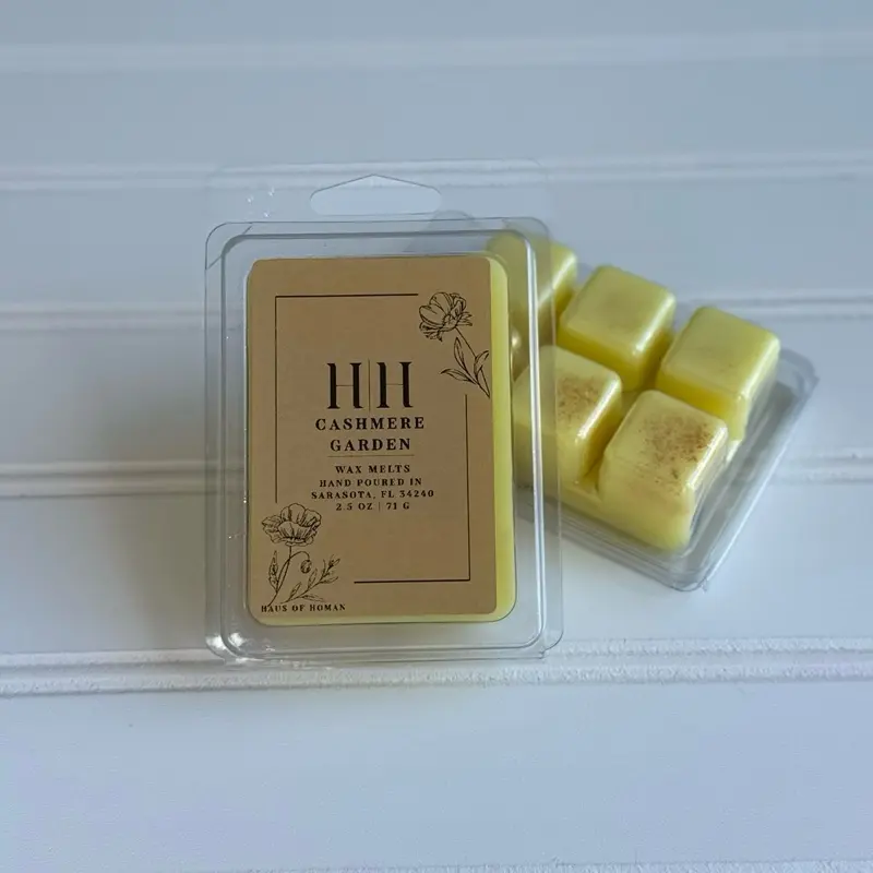 H|H Cashmere Garden 2.5oz 71g Scented Wax Cubes for Home Fragrance Hand Poured in Sarasota,FL