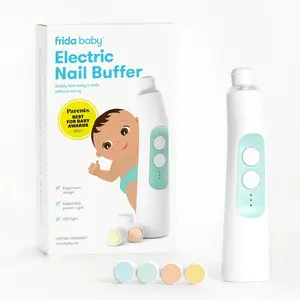 Frida Baby Electric Nail Buffer - Baby Nail File, Nail Clippers + Trimmer Kit -