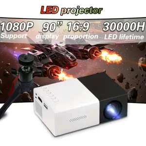 3D Plus Lumen HD Mini Projector - Portable and 3D-Ready