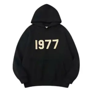 Vintage 1977 Graphic Hoodie Men Women Oversized Sweatshirt, Retro Streetwear Aesthetic