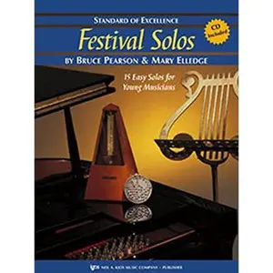 USED-W37CL - Festival Solos Book 2 Book/CD - Clarinet (Bb Clarinet) by Bruce Pearson and Mary Elledge (Unknown)