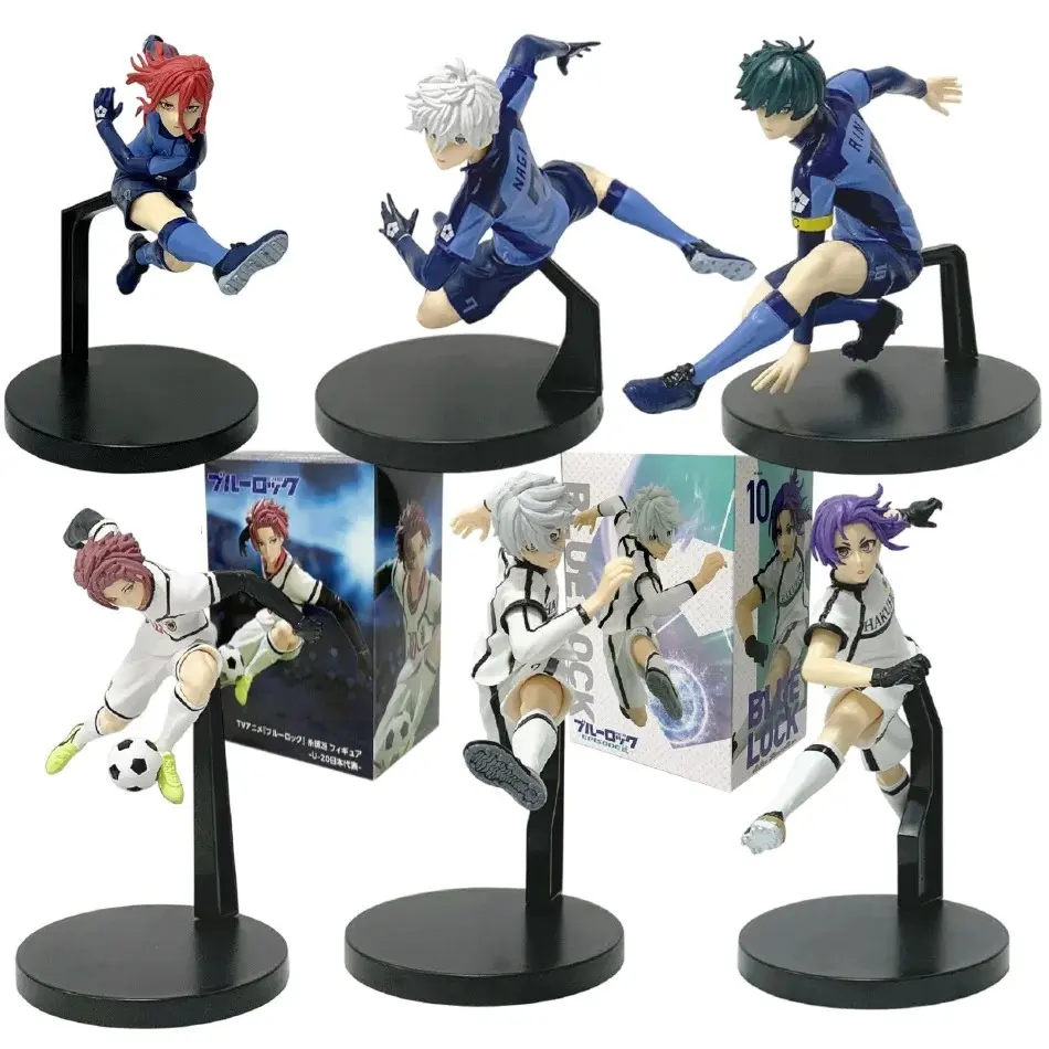 17cm Blue Lock Anime Figure Blue Football Uniform Nagi Seishirou Action Figure Itoshi Rin Figurine PVC Collection Model Doll Toy