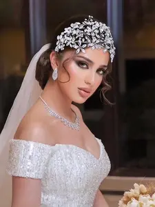Rhinestone Decorated Headband, Elegant Bridal Headwear for Wedding Bridal Party Formal Occasions, Fashion Hair Accessories for Women