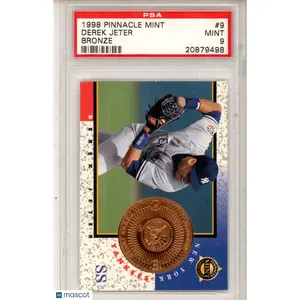1998 Pinnacle Mint Collection Derek Jeter Bronze #9 PSA 9