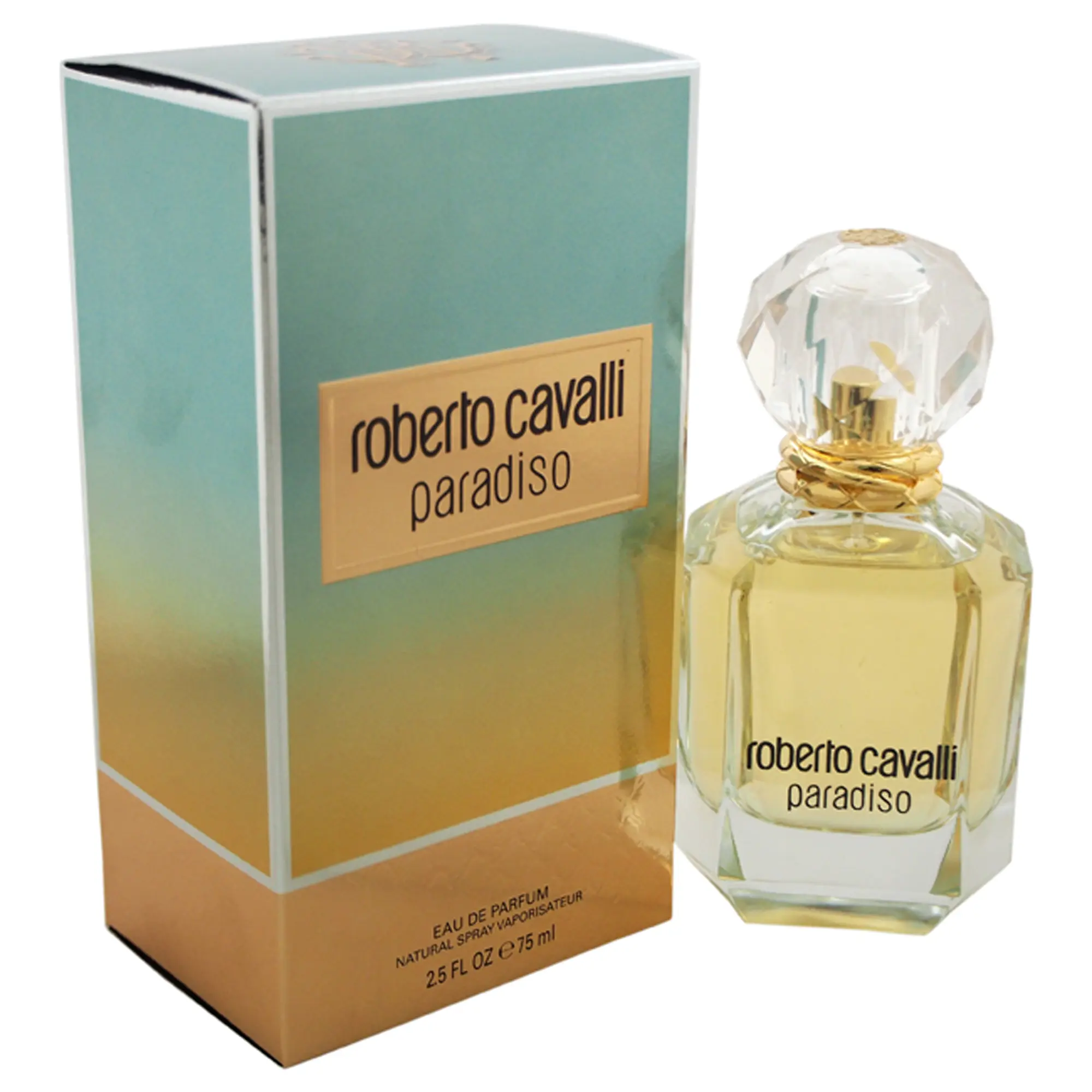 Roberto Cavalli Paradiso Eau de Parfum Spray for Women, Luxurious Fragrance with Elegant Branding, 2.5 fl. oz. (75 ml) in Box, Luxurious Fragrance Experience
