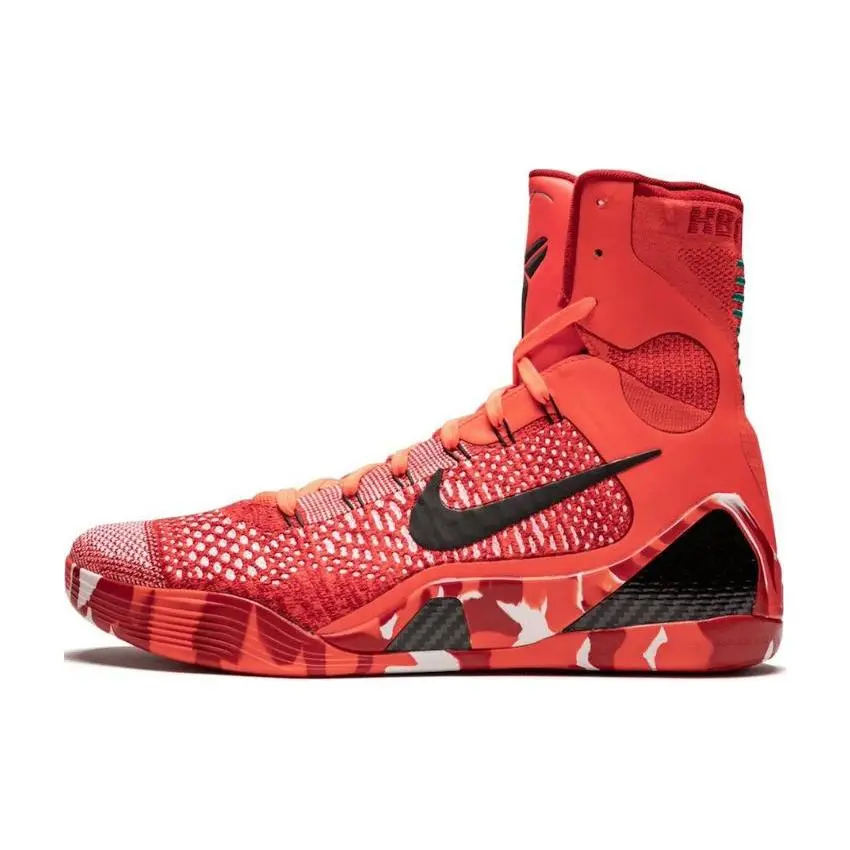 Nike Kobe 9 Elite Protro Christmas 2024 Comfort High Top Basketball Shoes Men's Red FZ7335-600