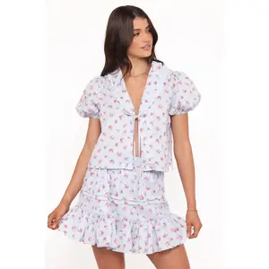 Courtney Skirt Set - Blue