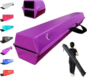 Beam - Folding Floor Gymnastics Equipment for , Non Slip Base - 6 FT to 10 FT for  Gym Use