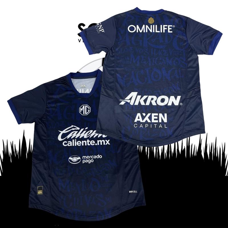 Chivas de Guadalajara Home Away Third Alternate Black Quick Dry Jersey Liga Mx Mexican League