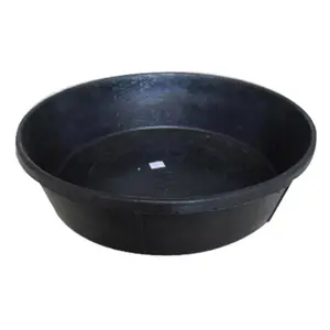212 MAIN Master Rancher MR15QR-PAN-BLK 15gal Heavy Rubber Pan, 26x26in Home Care Supply Bucket