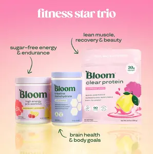 Fitness Star Trio - Clear Protein+Creatine Powder+High Energy Pre-Workout Fitness Star Trio - Clear Protein+Creatine Powder+High Energy Pre-Workout