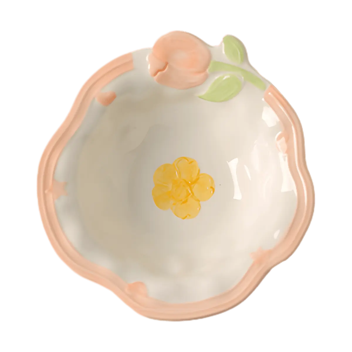 KAWASIMAYA 8-Inch Ceramic Bowl - Japanese Style Soup Rice Bowl, Cute Minimalist Tableware