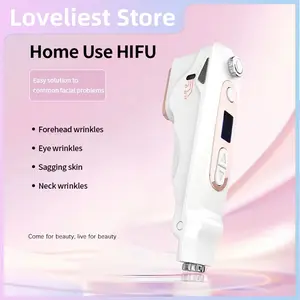 Hifu Ultrasonic Facial Beauty Instruments Anti Aging High Frequency Handheld Mini Hifu Machine Hifu Cartridge Anti Wrinkle Skin Care Devices
