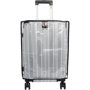 PVC Suitcase Cover Protector,20/22/24/26/28/30 Inch Suitcase Baggage Covers,Transparent Luggage Cover for Wheeled Suitcases (30‘’)