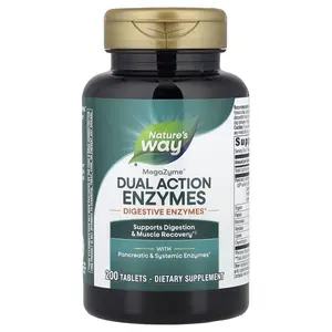 Enzymatic Therapy Mega-zyme, 200 Tablets (2 Pack)