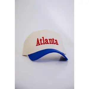 Atlanta Color Block Embroidered Hat