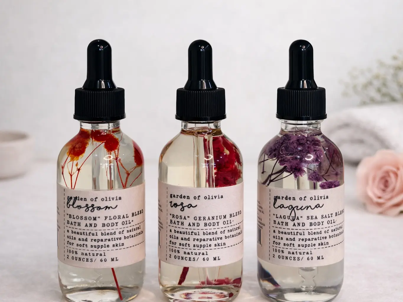 Garden of Olivia Bath & Body Oil Discovery Kit