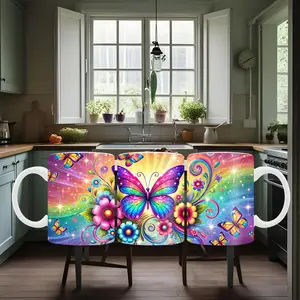 Colorful Butterflies Mug