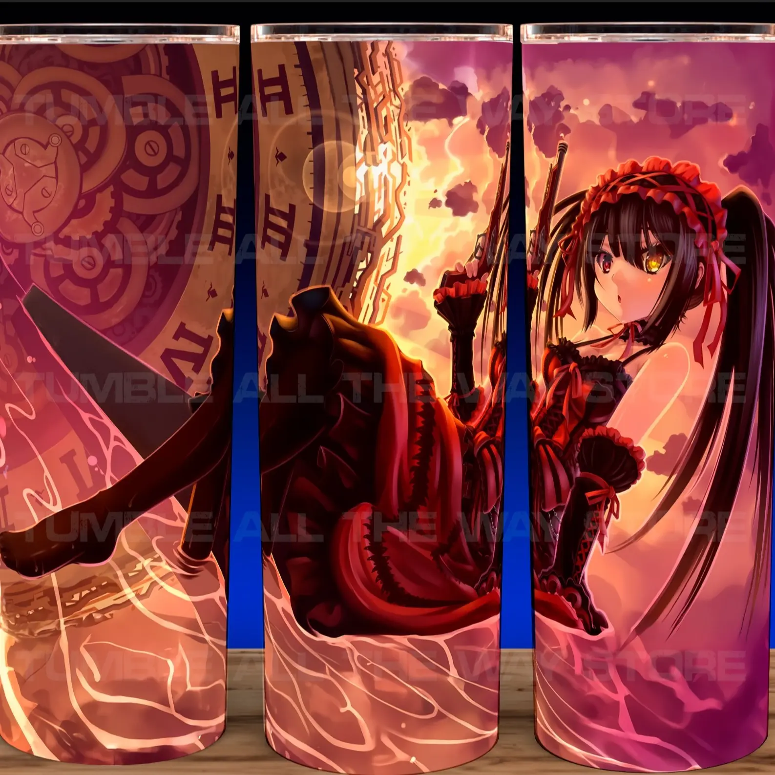Kurumi Tokisaki - Date A Live Anime Girl Cup Mug Tumbler 20oz Drinkware Stainless Steel Insulated, Perfect for Anime Fans, Great for Hot or Cold Drinks!