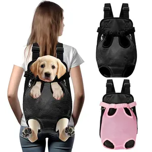 Pet backpack, suitable for cats and dogs, soft and durable small dog chest backpack, suitable for walking/hiking/camping/traveling