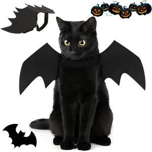 Bat Wing Design Pet Costume, 1 Count Pet Clothing for Dog and Cat, Pet Costume for Party, Pet Supplies, Dog & Cat Clothing, Pumpkin Halloween