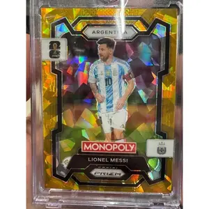 Lionel Messi 2026 Panini Prizm FIFA World Cup Soccer Cracked Gold Ice Argentina
