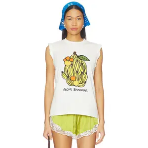 SIMONMILLER Banana Mix Tank Top in Banana Mix Graphic