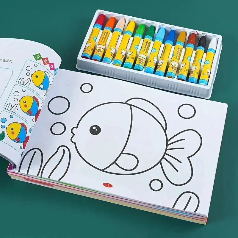 Coloring Book for Entry-Level Users - Doodle Drawing Book, Stress Relief Toy, Birthday & Holiday Gift