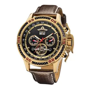 Amsterdam Pionier GM-515-3 | Gold | Made in Germany automatic watch