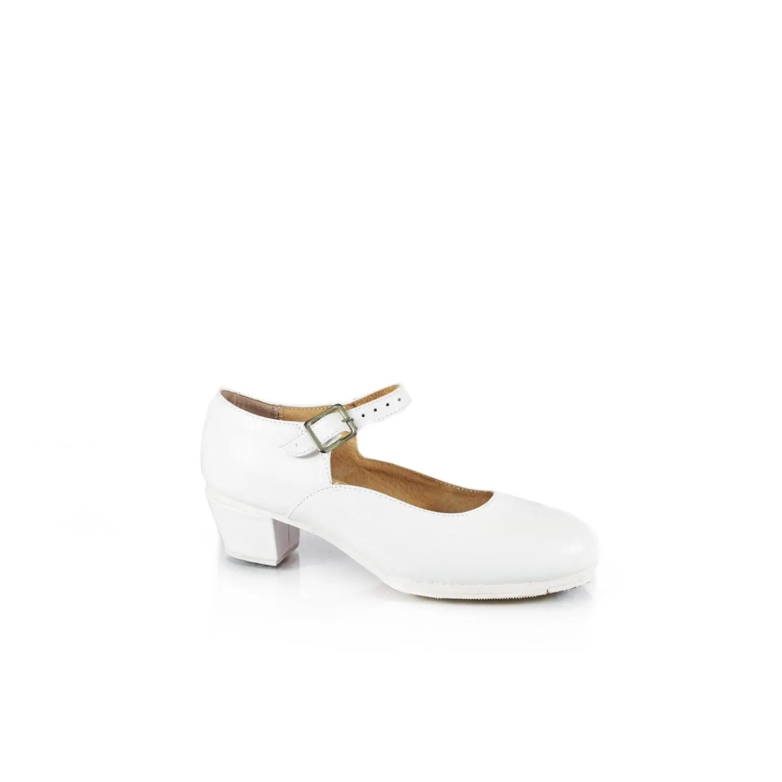 Folklorico White Shoes with Nails Miguelito Folklorico White Shoes with Nails Miguelito