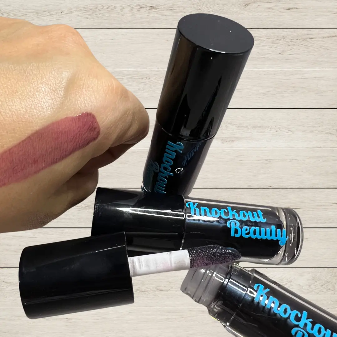 Midnight Rose Ultra Shine Lip Gloss with Iridescent Blue Shade and Berry Flavor